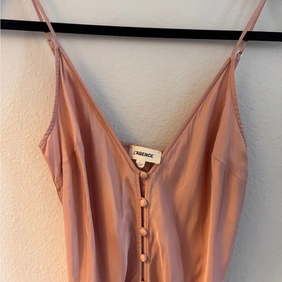 L'AGENCE Pink Maxi Dress Size 0 - Picture 4 of 6